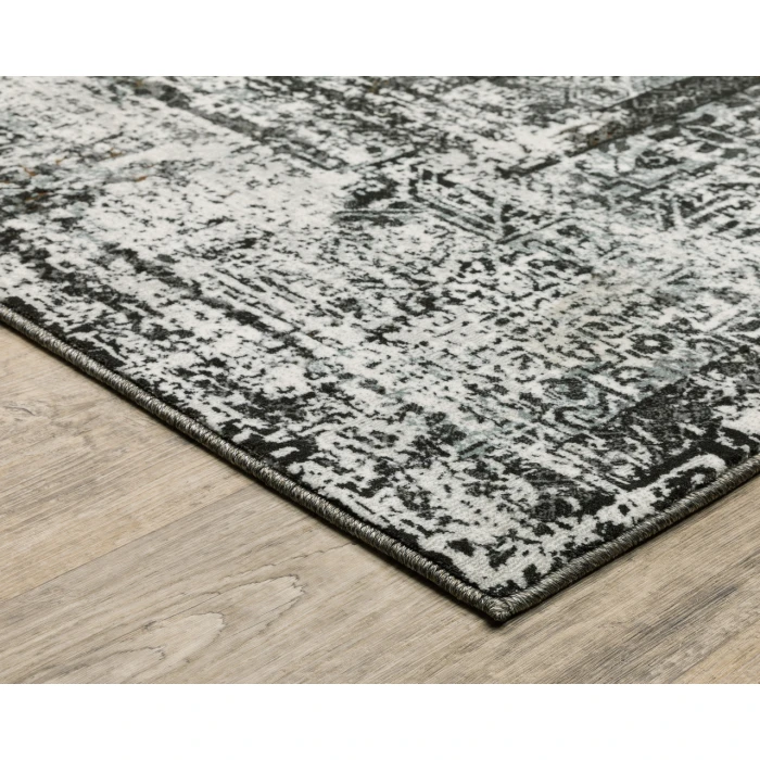 Oriental Weavers GEMINI 090O2 Charcoal 3'10X5' 5