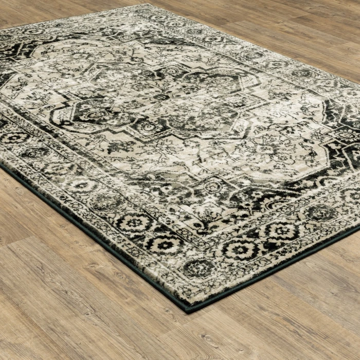 Oriental Weavers Area Rug Georgia 429G0 Grey 5' 3" X  7' 3"