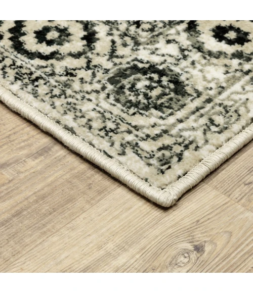 Oriental Weavers Area Rug Georgia 429G0 Grey 6' 7" X  9' 2"