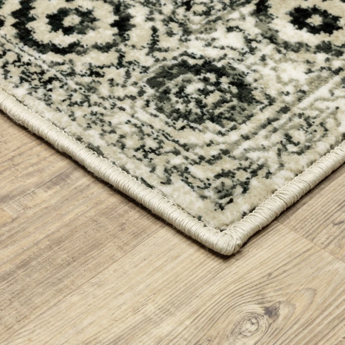 Oriental Weavers Area Rug Georgia 429G0 Grey 5' 3" X  7' 3"