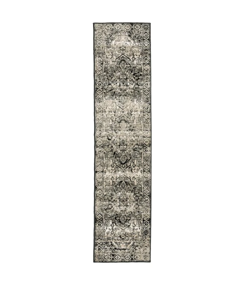 Oriental Weavers Area Rug Georgia 429G0 Grey 6' 7" X  9' 2"