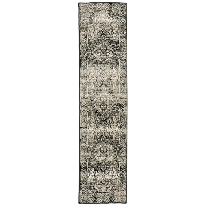 Oriental Weavers Area Rug Georgia 429G0 Grey 5' 3" X  7' 3"