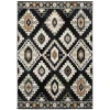 Oriental Weavers Georgia 605F0 Charcoal/ Ivory Area Rug 5 ft. 3 in. X 7 ft. 3 in. Rectangle