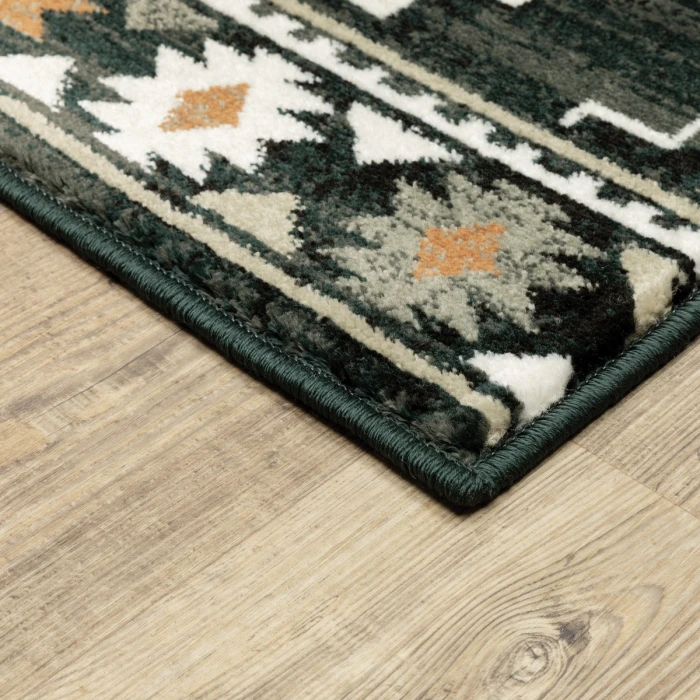 Oriental Weavers Area Rug Georgia 605F0 Charcoal 1'10" X  7' 6" Runner