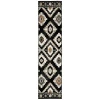 Oriental Weavers Georgia 605F0 Charcoal/ Ivory Area Rug 1 ft. 10 in. X 7 ft. 6 in. Runner