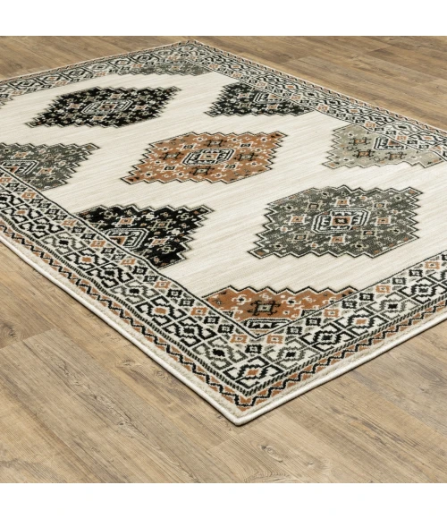 Oriental Weavers Area Rug Georgia 640A0 Ivory 6' 7" X  9' 2"