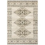 Oriental Weavers Georgia 643A0 Ivory/ Grey Area Rug 7 ft. 10 in. X 10 ft. Rectangle