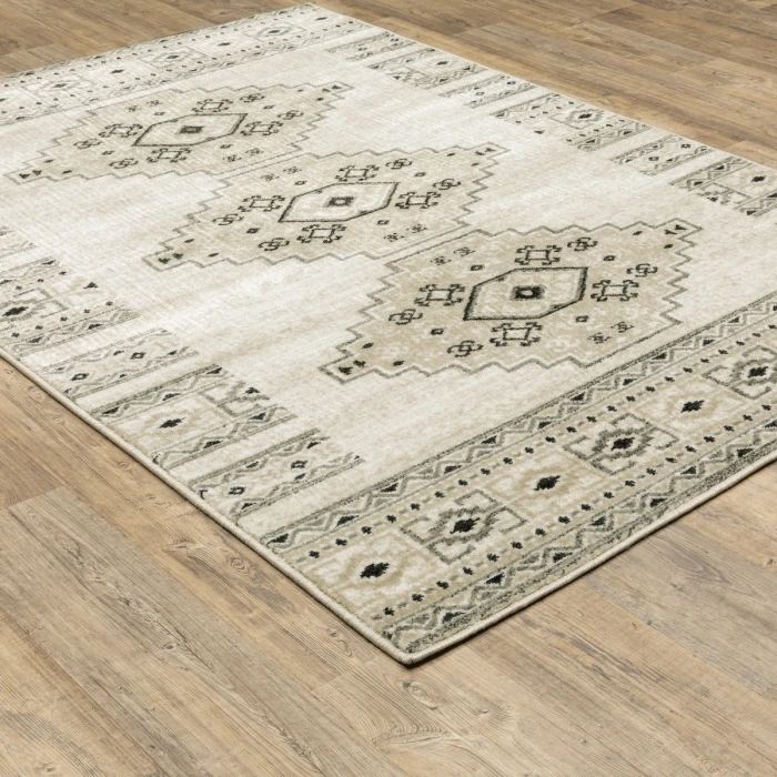Oriental Weavers Area Rug Georgia 643A0 Ivory 6' 7" X  9' 2"