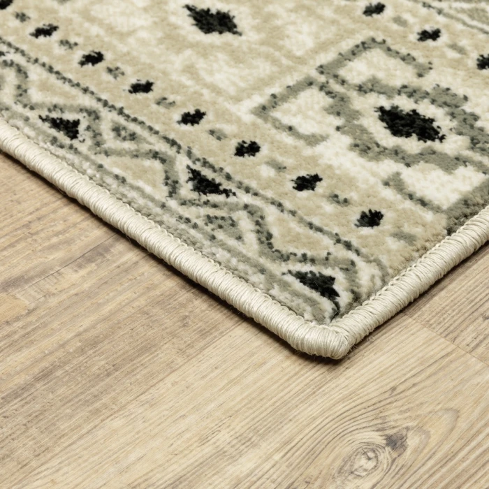 Oriental Weavers Area Rug Georgia 643A0 Ivory 6' 7" X  9' 2"