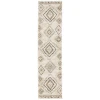 Oriental Weavers Georgia 660B0 Ivory/ Orange Area Rug 1 ft. 10 in. X 7 ft. 6 in. Runner