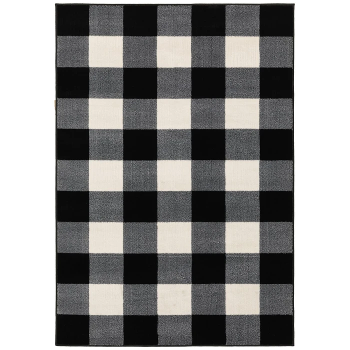 Oriental Weavers Area Rug Georgia 678D0 Black 3'10" X  5' 5"