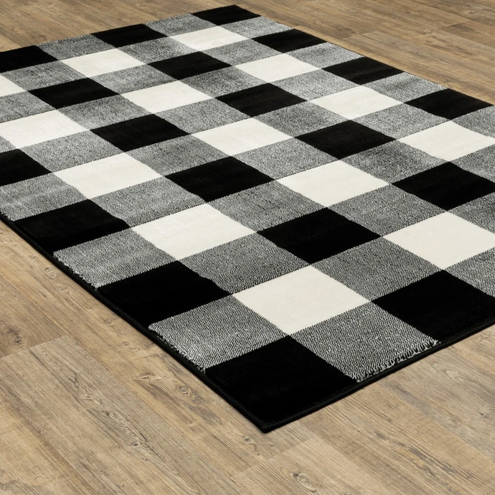 Oriental Weavers Area Rug Georgia 678D0 Black 3'10" X  5' 5"