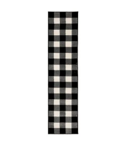 Oriental Weavers Georgia 678D0 Black/ Ivory Area Rug 1 ft. 10 in. X 7 ft. 6 in. Runner