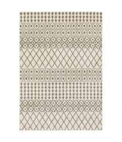 Oriental Weavers Georgia 717B0 Ivory/ Grey Area Rug 5 ft. 3 in. X 7 ft. 3 in. Rectangle