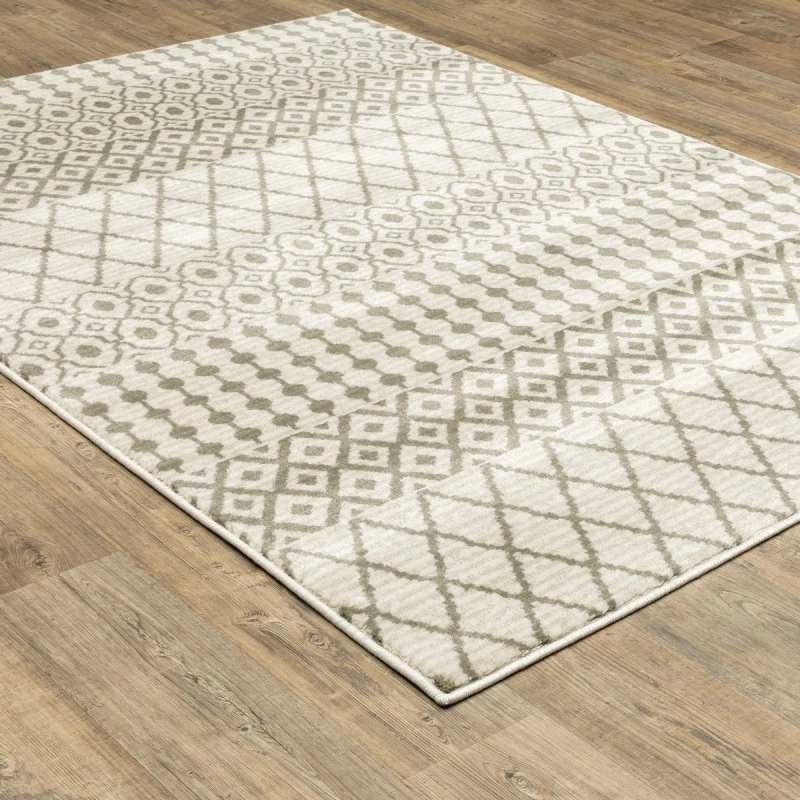 Oriental Weavers Area Rug Georgia 717B0 Ivory 6' 7" X  9' 2"