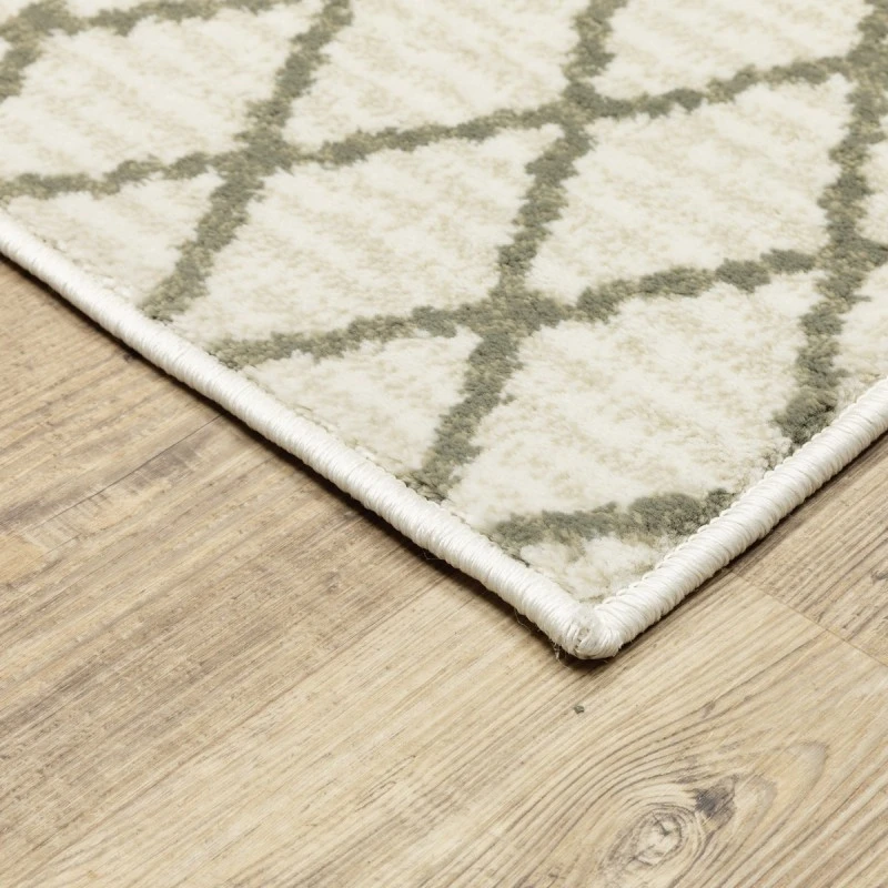 Oriental Weavers Area Rug Georgia 717B0 Ivory 6' 7" X  9' 2"
