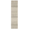 Oriental Weavers Georgia 717B0 Ivory/ Grey Area Rug 1 ft. 10 in. X 7 ft. 6 in. Runner