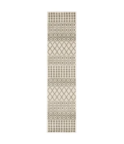 Oriental Weavers Georgia 717B0 Ivory/ Grey Area Rug 1 ft. 10 in. X 7 ft. 6 in. Runner