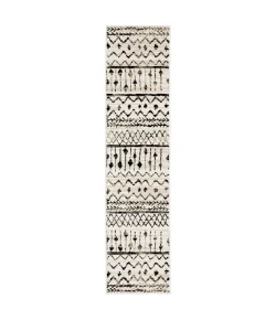 Oriental Weavers Georgia 8826E Ivory/ Black Area Rug 1 ft. 10 in. X 7 ft. 6 in. Runner