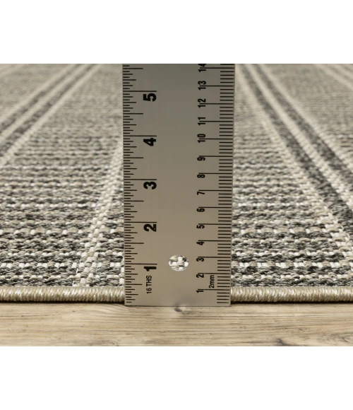 Oriental Weavers GILLIAN 163j Beige/Black Rug 6'7X9'2