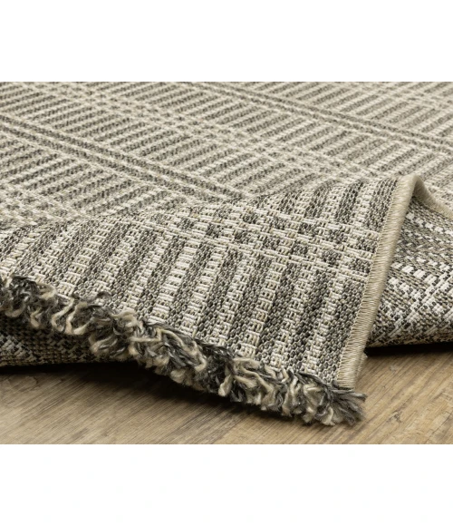 Oriental Weavers GILLIAN 163j Beige/Black Rug 6'7X9'2