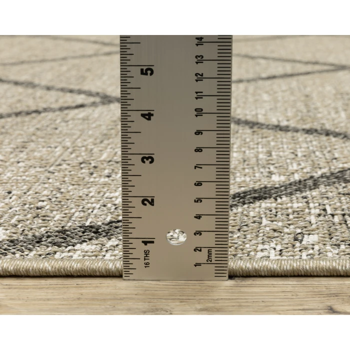 Oriental Weavers GILLIAN 4926a Beige/Black Rug 3'3X5'