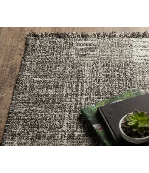 Oriental Weavers GILLIAN 81v Beige/Black Rug 6'7X9'2