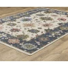 Oriental Weavers Hastings Ha01E Ivory/ Blue 3 Ft.10 In. X 5 Ft. 5 In. Rectangle Rug