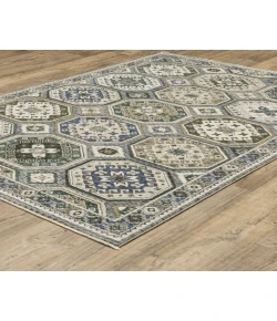 Oriental Weavers Hastings Ha05H Ivory/ Blue 7 Ft.10 In. X 10 Ft.10 In. Rectangle Rug