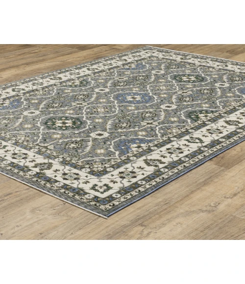 Oriental Weavers HASTINGS HA07H Blue 6' 7X9' 6