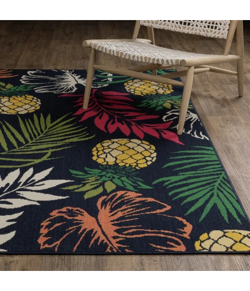 Oriental Weavers HAVANA Navy HAV07 7ft.10in. X 10ft. Rect. Rug