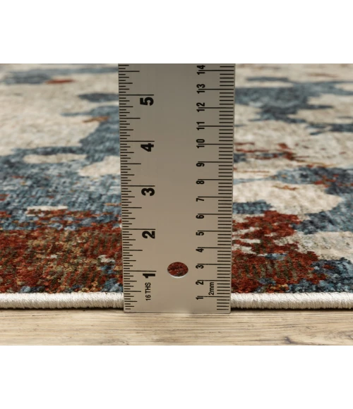 Oriental Weavers HAYDEN hay01 Beige/Multi Rug 6'7X9'6