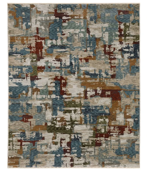 Oriental Weavers HAYDEN hay02 Beige/Multi Rug 6'7X9'6