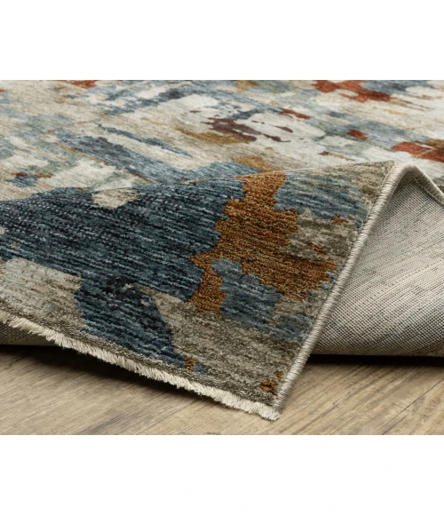 Oriental Weavers HAYDEN hay02 Beige/Multi Rug 6'7X9'6