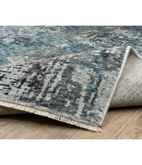 Oriental Weavers HAYDEN hay03 Blue/Beige Rug 6'7X9'6