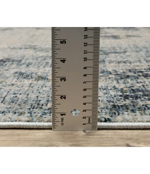 Oriental Weavers HAYDEN hay04 Beige/Blue Rug 6'7X9'6