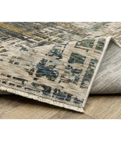 Oriental Weavers HAYDEN hay05 Blue/Gold Rug 6' 7X9' 6