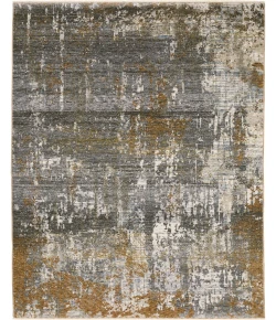 Oriental Weavers Hayden Hay06 Grey/ Rust 6 Ft. 7 In. X 9 Ft. 6 In. Rectangle Rug
