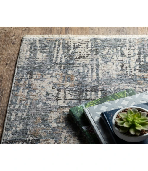 Oriental Weavers HAYDEN hay08 Beige/Blue Rug 6'7X9'6