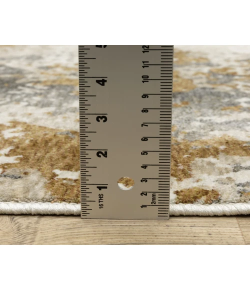 Oriental Weavers HAYDEN hay10 Beige/Rust Rug 6'7X9'6