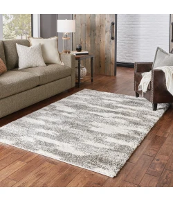 Oriental Weavers Henderson 565J9 Grey/ Ivory Area Rug 5 ft. 3 in. X 7 ft. 6 in. Rectangle