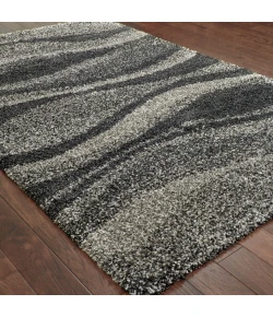 Oriental Weavers Henderson 5992E Grey/ Charcoal Area Rug 5 ft. 3 in. X 7 ft. 6 in. Rectangle