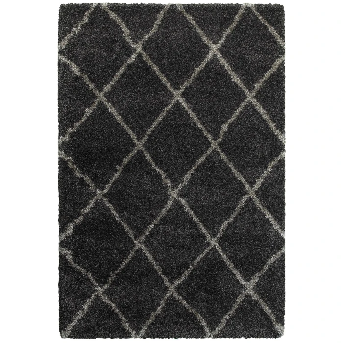 Oriental Weavers Area Rug Henderson 090K1 Charcoal 7'10" X 10'10"