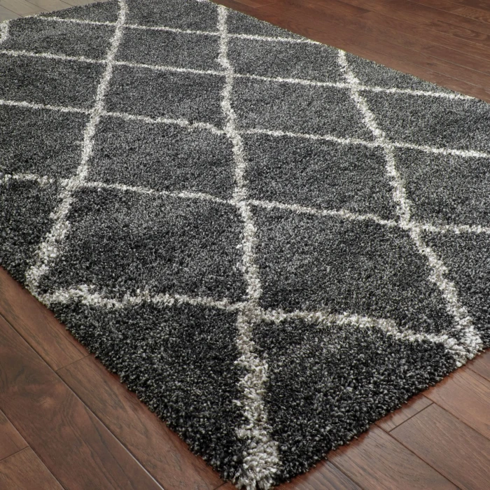Oriental Weavers Area Rug Henderson 090K1 Charcoal 7'10" X 10'10"