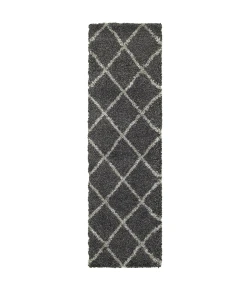 Oriental Weavers Henderson 090K1 Charcoal/ Grey Area Rug 2 ft. 3 in. X 7 ft. 6 in. Runner