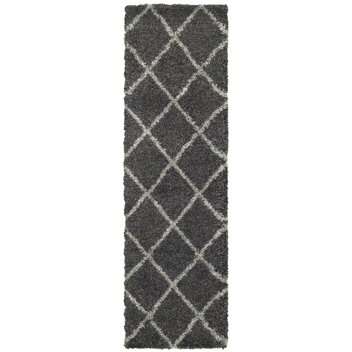 Oriental Weavers Area Rug Henderson 090K1 Charcoal 7'10" X 10'10"