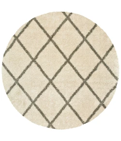 Oriental Weavers Henderson 090W9 Ivory/ Grey Area Rug 7 ft. 10 in. Round