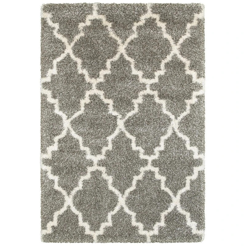 Oriental Weavers Area Rug Henderson 092E9 Grey 5' 3" X  7' 6"