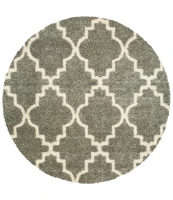 Oriental Weavers Henderson 092E9 Grey/ Ivory Area Rug 7 ft. 10 in. Round