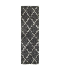 Oriental Weavers Henderson 092K1 Charcoal/ Grey Area Rug 2 ft. 3 in. X 7 ft. 6 in. Runner